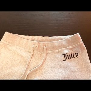 FINAL OFFER BEFORE DONATION Juicy Couture medium Heather Grey velour track pants